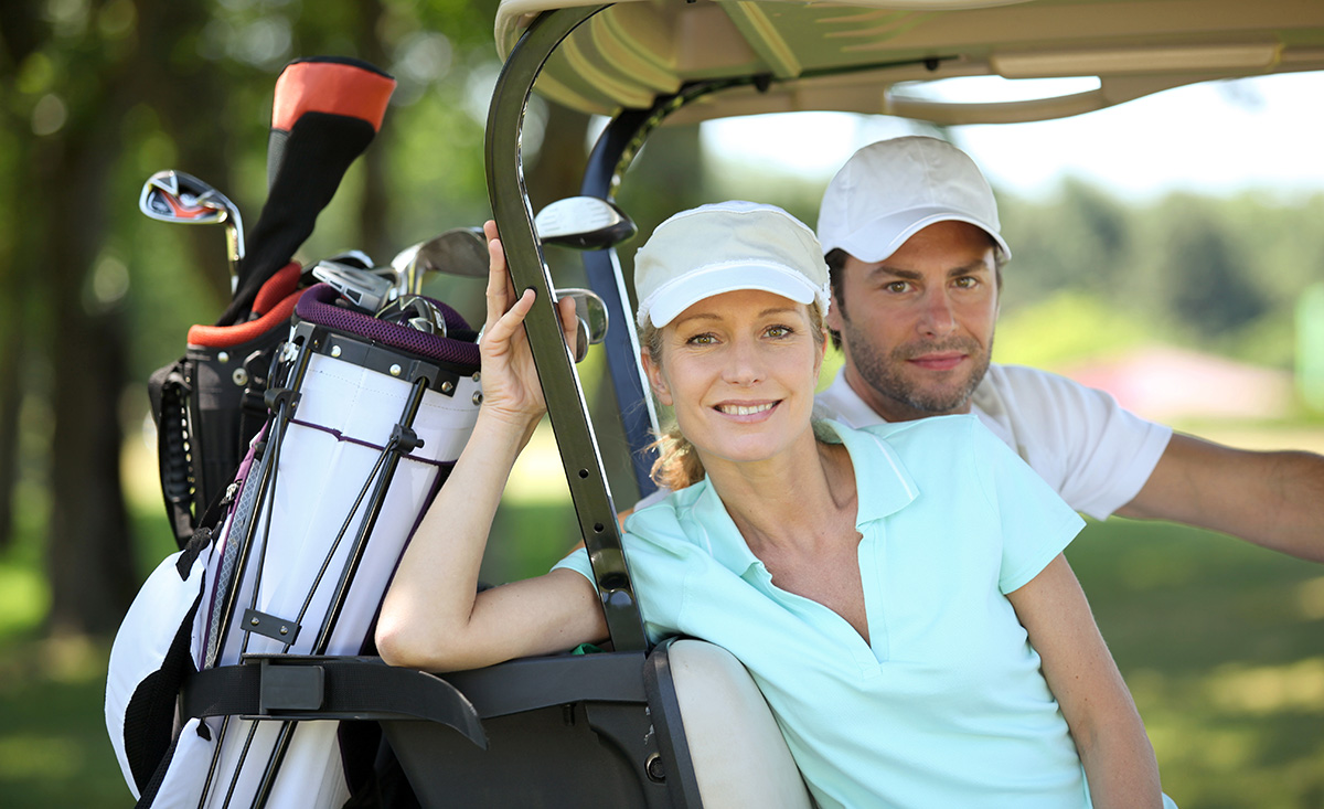 Paar Golfen