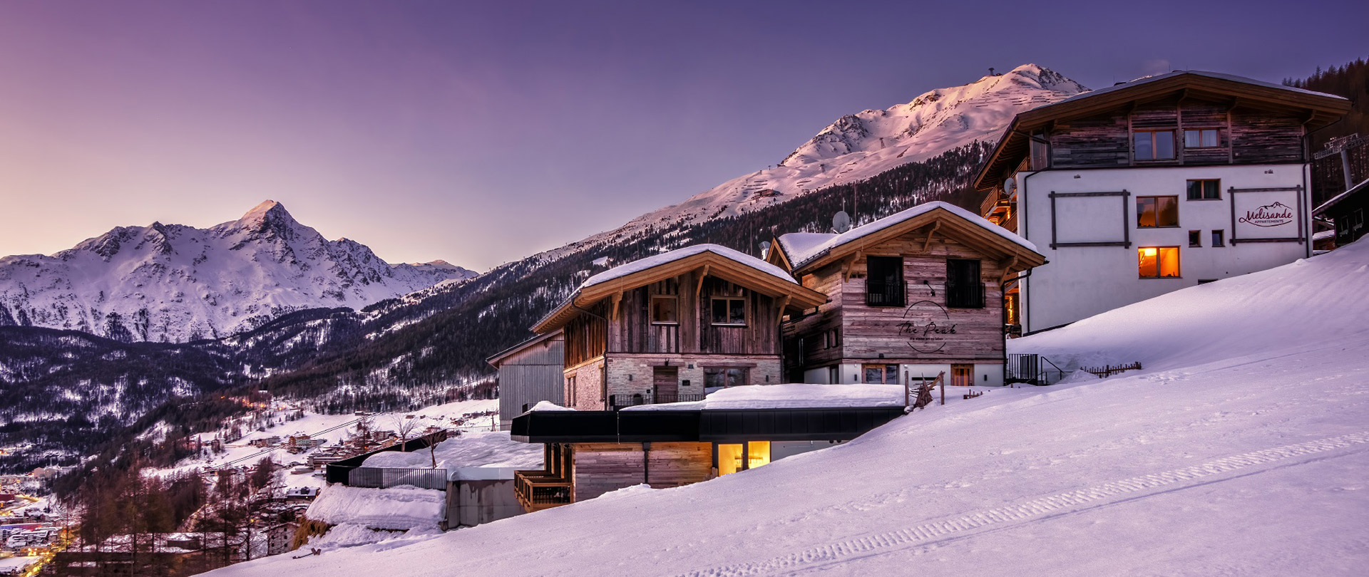 The Peak Skiurlaub Romantik-Chalets Piste Sölden Ötztal