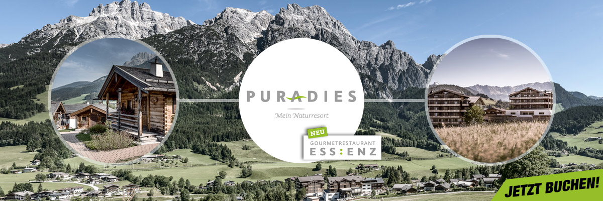 PURADIES - Hotel & Chalets | Sommerurlaub Naturresort Leogang