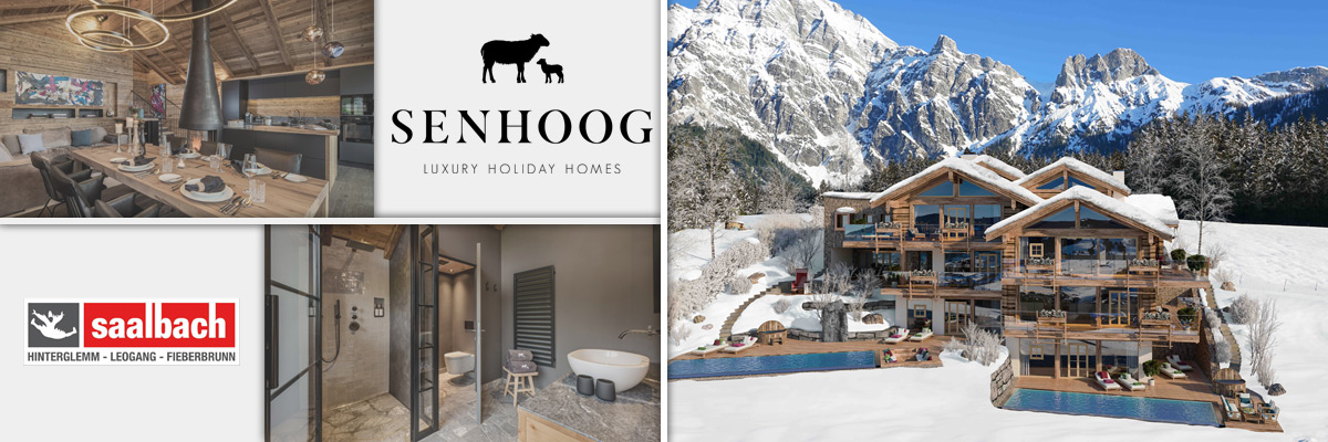 SENHOOG Leogang - Romantik-Chalets Skiurlaub Skicircus Saalbach Hinterglemm